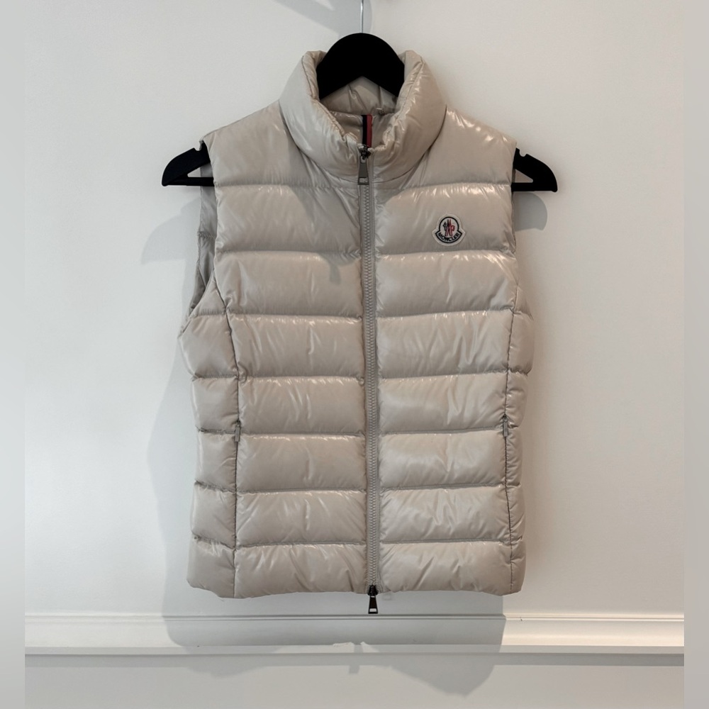 Moncler Quilted Glossed-Shell Down Vest